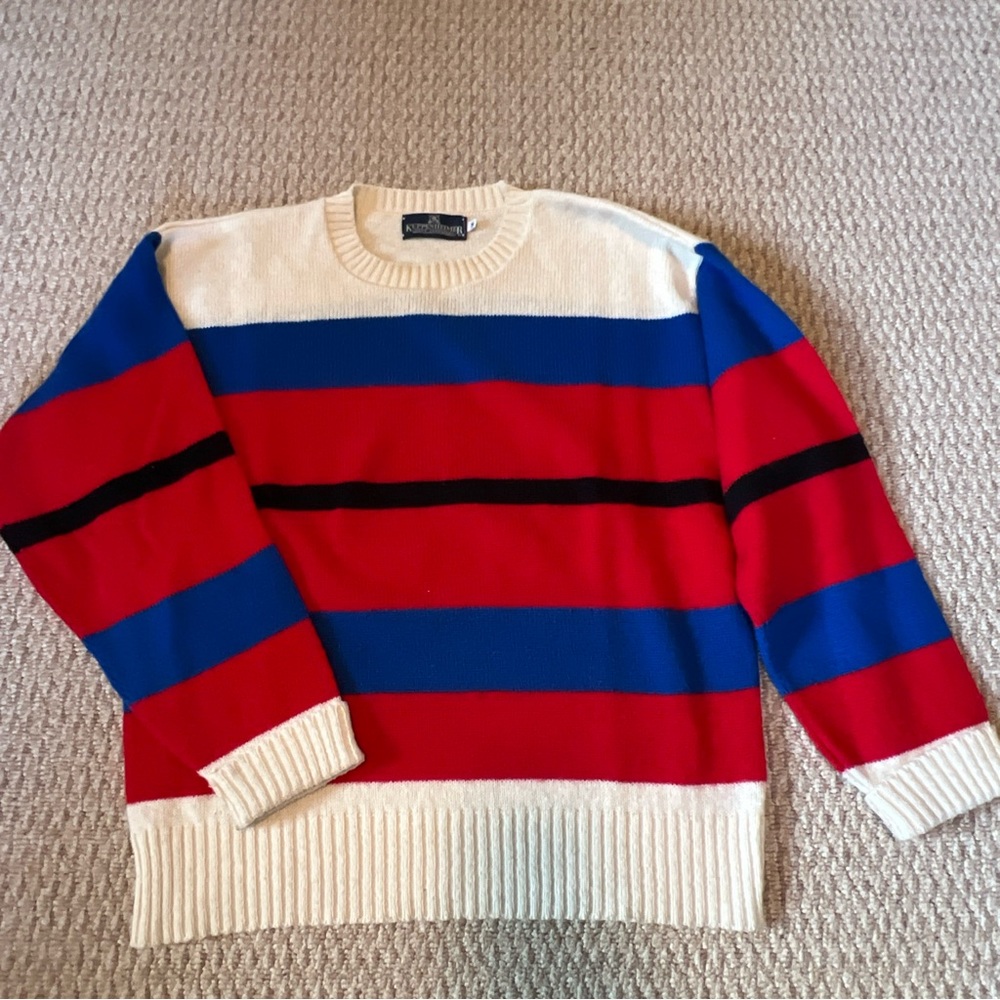 Vintage Men’s Kuppenheimer Striped Sweater, Medium